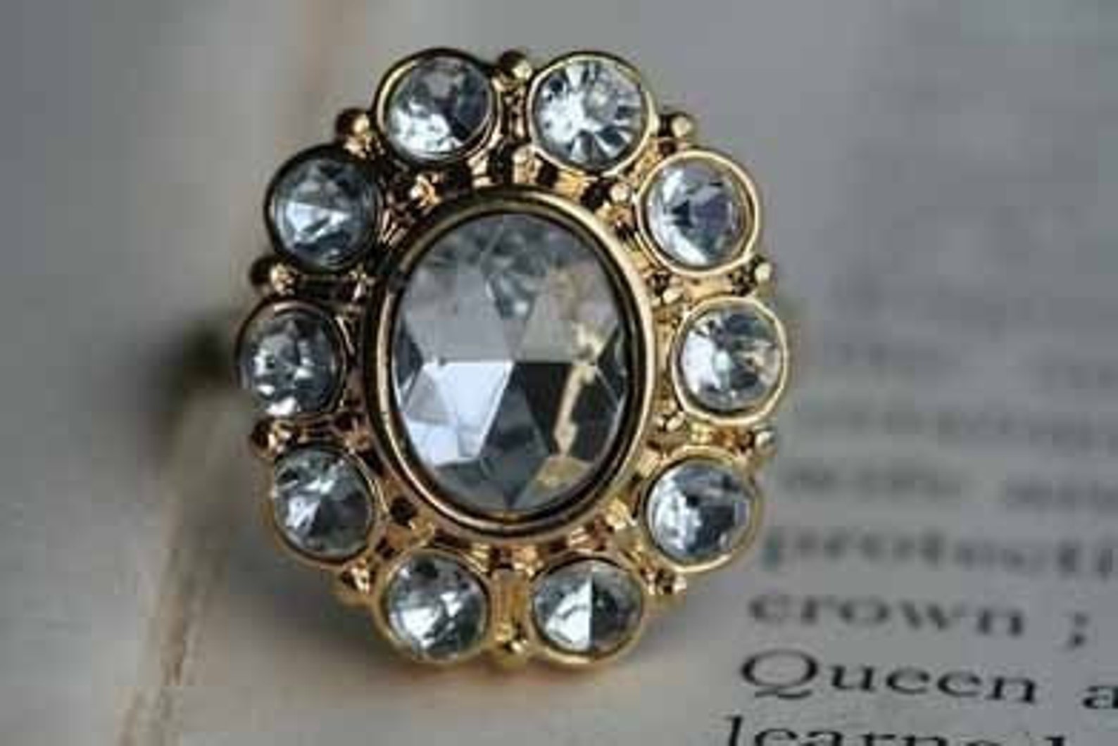 All That Glitters Ring Etsy