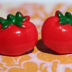 Ketchup Stud Post Earrings image 1