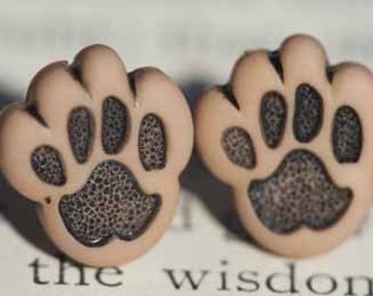 Talk To The Paw Stud Post Earrings