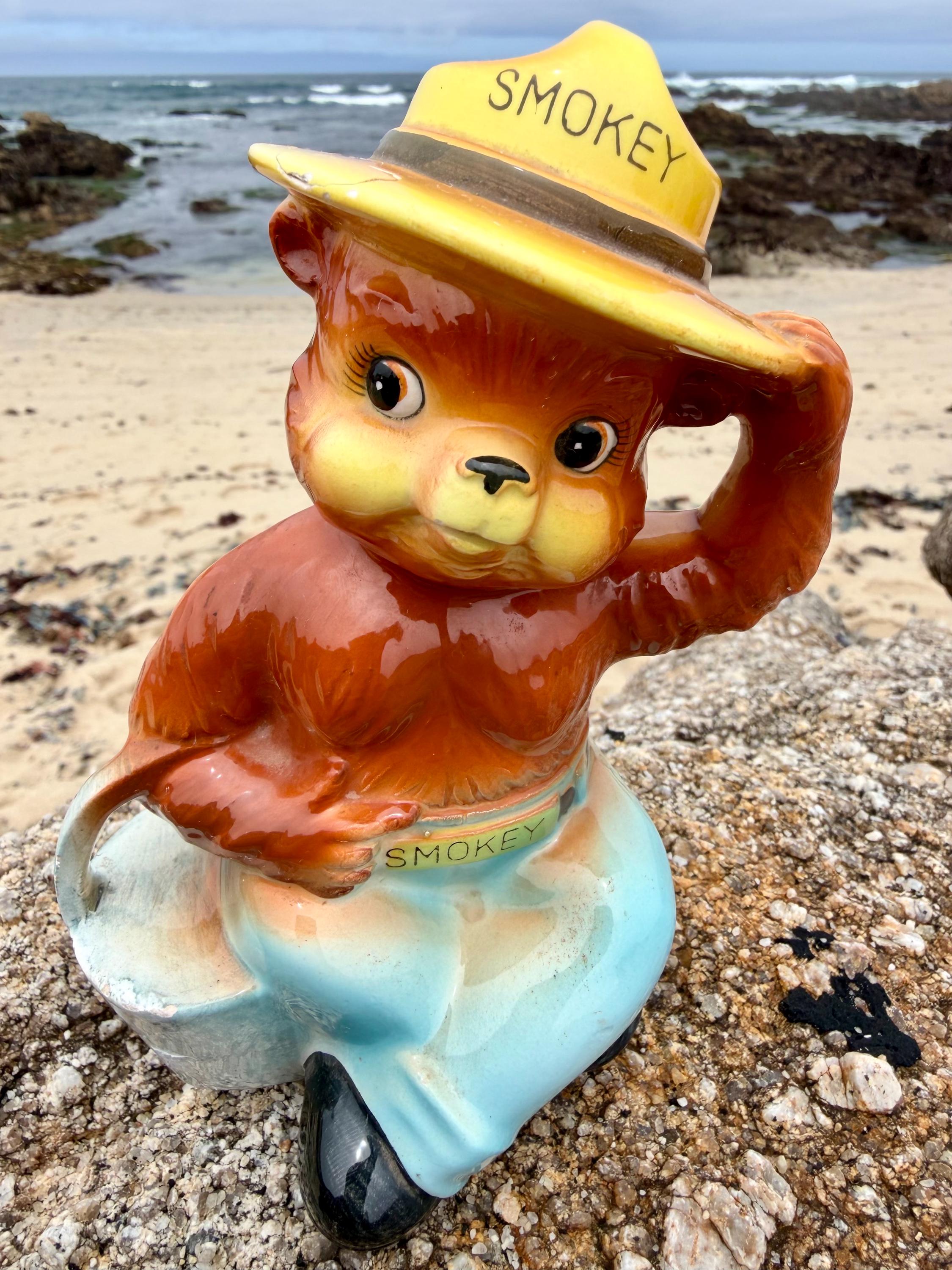 Smokey the Bear Bank - Etsy