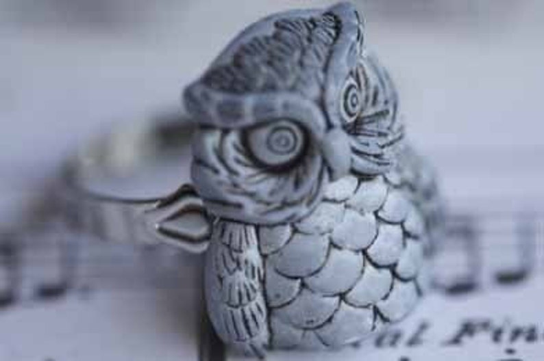 RARE Spooky Owl Ring Limited Edition LAST ONE image 2