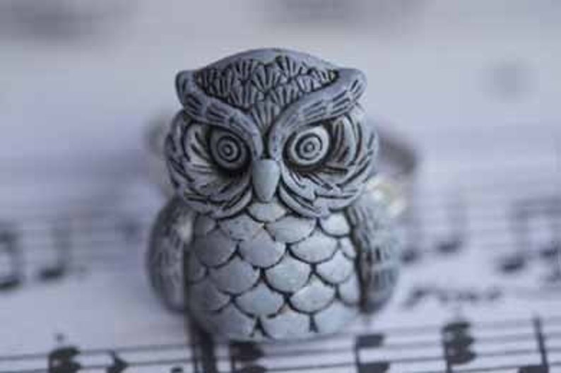 RARE Spooky Owl Ring Limited Edition LAST ONE image 5