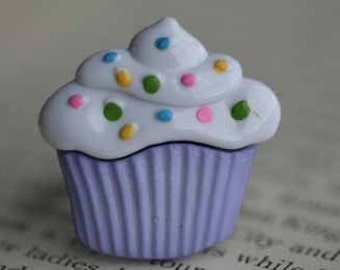 Cupcake With Sprinkles Adjustable Ring
