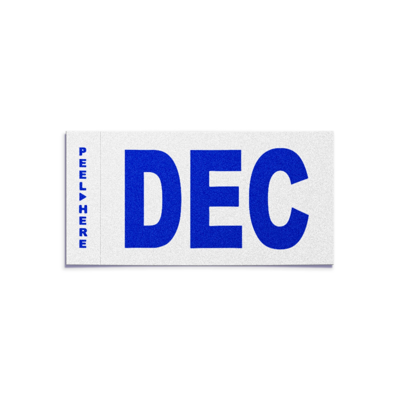 California Month Sticker [2026 Modern] CA License Plate Tag — White ...