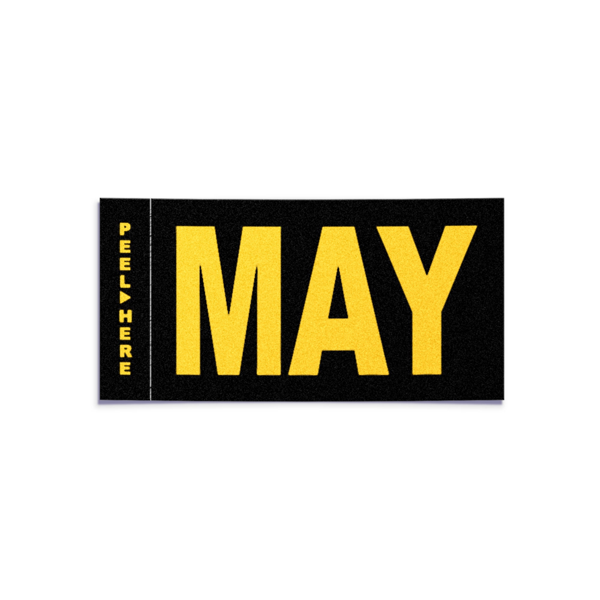 California Black & Yellow Month Sticker [legacy] CA License Plate Tag ...