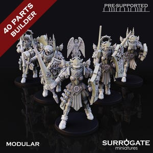 Redemptionist Squad | Daughters of the Dawn | RPG Tabletop Miniature Wargaming Grim-Dark Sci-Fi Fantasy DnD OPR Proxy 5e