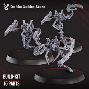 Destroyer Snakes | Robot Legions | RPG Tabletop Miniature Wargaming Grim-Dark Sci-Fi Fantasy DnD OPR Proxy 5e