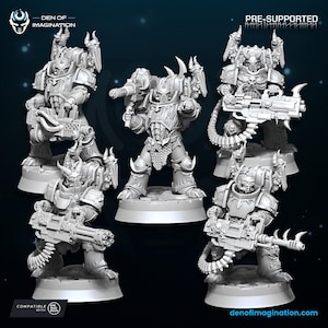 Eradicators of Excess | Children of Excess | Tabletop Miniature Wargaming Grim-Dark Sci-Fi Fantasy DnD OnePageRules Proxy