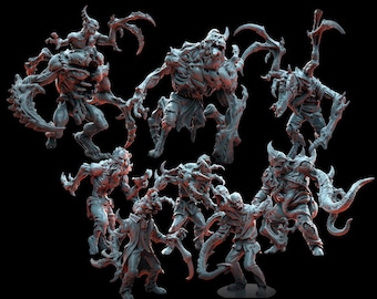 Cursed and Dazing Horrors | TalesKeeper | RPG Tabletop Miniature Wargaming Grim-Dark Sci-Fi Fantasy DnD OPR Proxy 5e