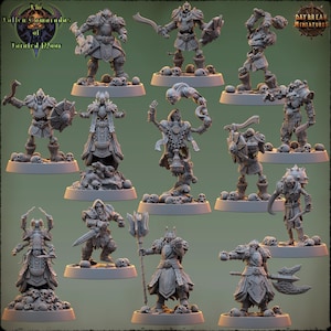 Undead Warband | The Fallen Camaradas of Tainted Moor | Tabletop Miniature Wargaming Grim-Dark Sci-Fi Fantasy DnD OnePageRules Proxy