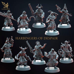Harbingers of Despair Cultists | TalesKeeper | RPG Tabletop Miniature Wargaming Grim-Dark Sci-Fi Fantasy DnD OPR Proxy 5e