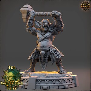 Drogg Skullstamper - The Bonebranch Tribe | RPG Tabletop Miniature Wargaming Grim-Dark Sci-Fi Fantasy DnD OPR Proxy 5e