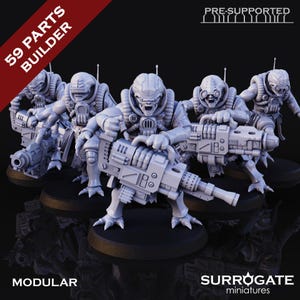 Heavy Bio Initiates | Biohackers | RPG Tabletop Miniature Wargaming Grim-Dark Sci-Fi Fantasy DnD OPR Proxy 5e
