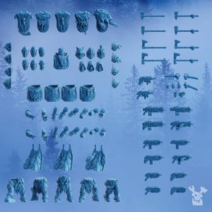 Stormbringers Assembly Pack | Stormbringers | Tabletop Miniature Wargaming Grim-Dark Sci-Fi Fantasy DnD OnePageRules Proxy