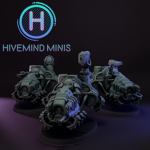 Rovers | Droidkyn | Hivemind Minis | RPG Tabletop Miniature Wargaming Grim-Dark Sci-Fi Fantasy DnD OPR Proxy 5e