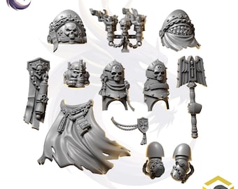 Eternal Crusaders Terminator Battle Priest | RPG Tabletop Miniature Wargaming Grim-Dark Sci-Fi Fantasy DnD OPR Proxy 5e