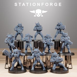 Infanterie klonen | Tarion | RPG tafelblad miniatuur Wargaming Grim-Dark Sci-Fi Fantasy DnD OPR Proxy 5e
