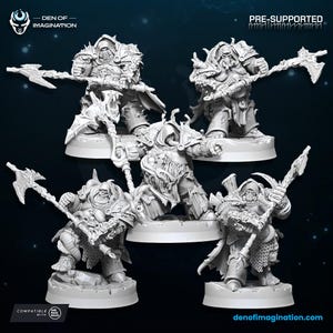 Plague Reapers | Plague Blessed | RPG Tabletop Miniature Wargaming Grim-Dark Sci-Fi Fantasy DnD OPR Proxy 5e