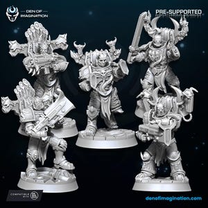 Sons of Excess (6 or 12) | Children of Excess | RPG Tabletop Miniature Wargaming Grim-Dark Sci-Fi Fantasy DnD OPR Proxy 5e