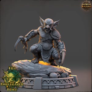Thrizz Sharpnose - The Bonebranch Tribe | RPG Tabletop Miniature Wargaming Grim-Dark Sci-Fi Fantasy DnD OPR Proxy 5e