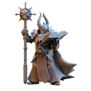 Demonaz, Ascended Sorcerer | Realms of Mayhem | The Beholder Miniatures