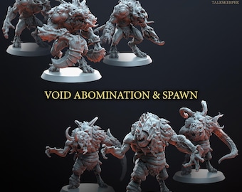 Spawns and Abominations | Taleskeeper | RPG Tabletop Miniature Wargaming Grim-Dark Sci-Fi Fantasy DnD OPR Proxy 5e