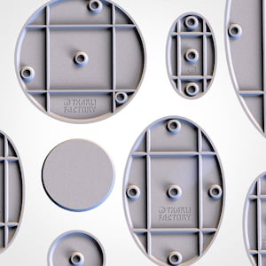 BIG Round Bases - 70mm, 80mm, 90mm, 100mm, 120mm, 130mm for Wargaming