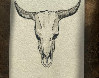 Taurus 4x6” Watercolor Original