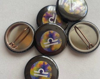 Libra 1” Pin