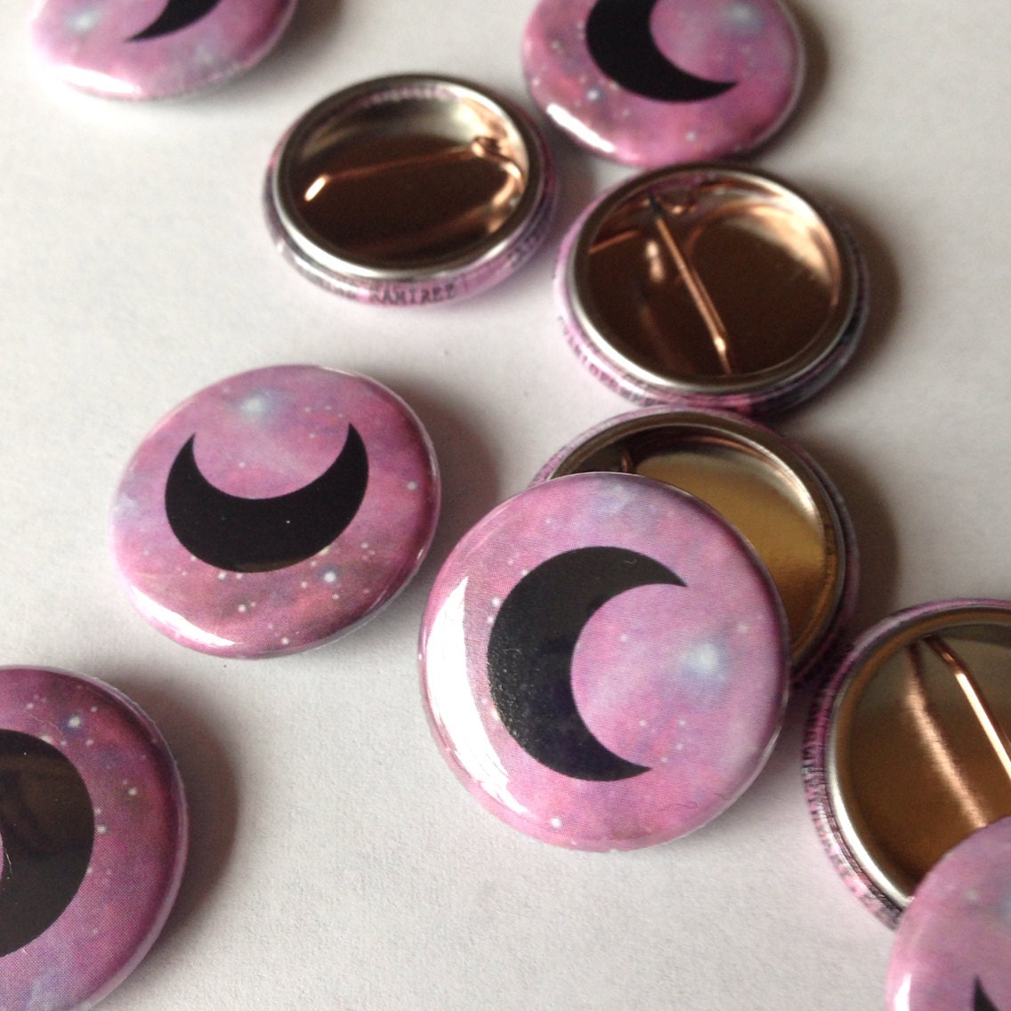 Crescent Moon Pin | Etsy