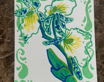 Orchid Victoria 4x6 Original Postcard