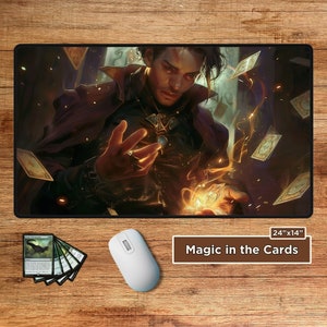 MTG Playmat-Magic in the Cards-Board Game DeskMat for TCG