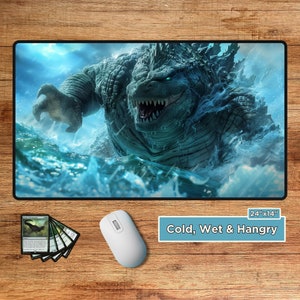 MTG Playmat-Cold, Wet & Hangry-Board Game DeskMat for TCG