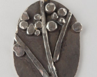 Sterling Silver Handmade Pendant - Nature Inspired Pendants # 2