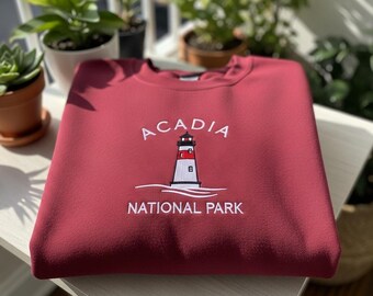Acadia National Park Shirt, Maine Hiking Tee, Acadia Camping Crewneck, Family Trip Souvenir, Nature Lover Gift, Outdoor Adventure Hoodie