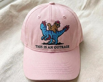 This Is An Outrage Cap, Princess Donut and Mongo Hat, Mongo Fantasy Book, Bookish Gift, Outrage Awaits Hat, Dungeon Crawler Carl