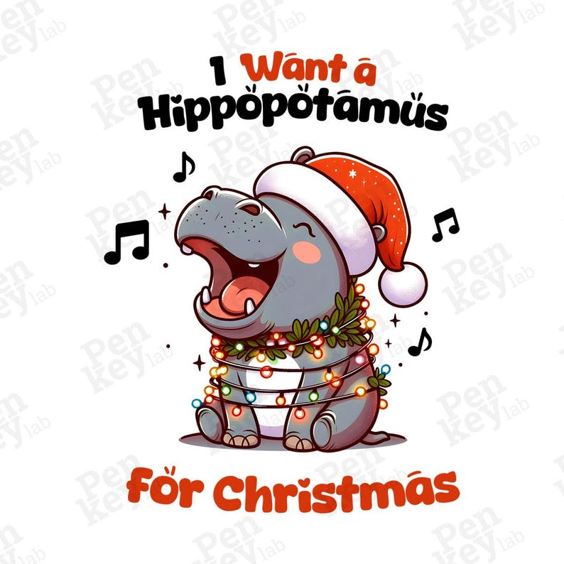 I want a hippopotamus for christmas us postage