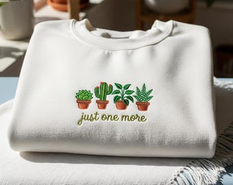 Moletom Bordado Plant Lady: Botanical Garden Crewneck