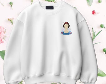 Personalized Storybook Fairytale Coupe Inspired Embroidered Sweatshirt | Custom Sleeve Initials or Heart