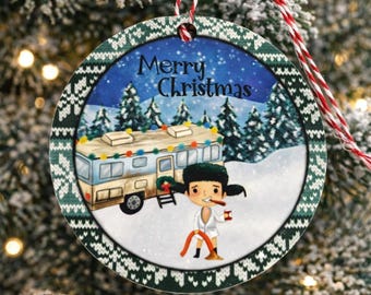 Cousin Eddie Inspired Christmas Ornament – 2.76” Holiday Hilarity