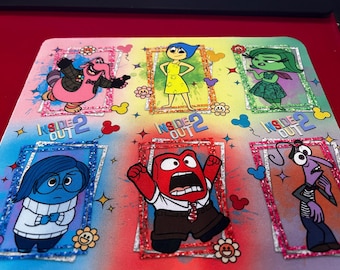 Inside Out 2 Mousepad: Non-Slip Rubber Base