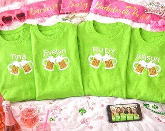 Personalized Hungover Crew Shirt: Bachelor Party Group Trip Tee