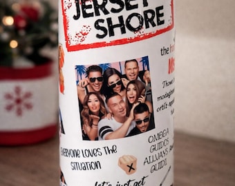 Jersey Shore Tumbler:  Stainless Steel 20oz