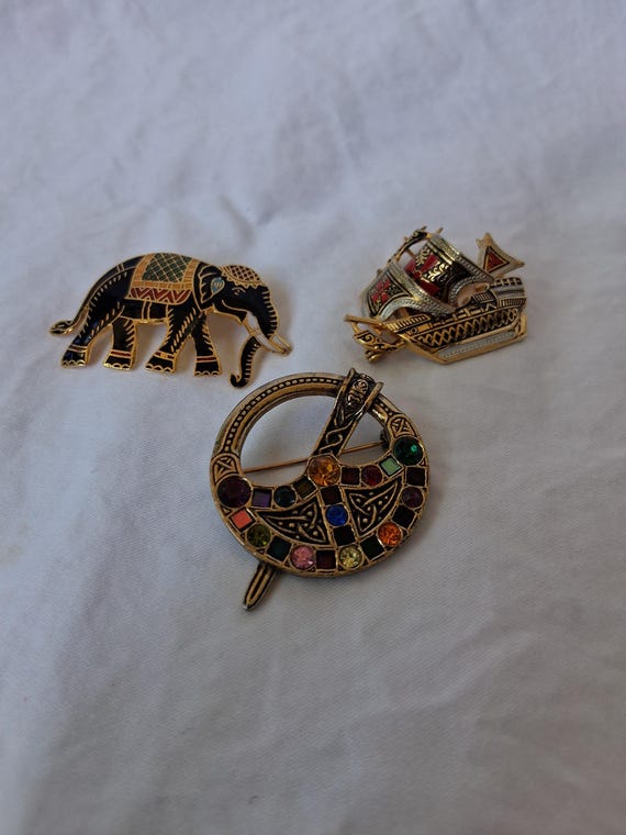 Three Pins/Brooches