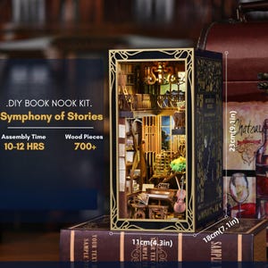 DIY Book Nook Kit Noël Puzzle 3D Bois Kit Serre Livre Avec Musique Et Capteur De Lumiere Kit De Maison De Poupees Miniatures Pour Adultes Et Adolescent Diy Serre Livres Decor 86239542 DIY Book Nook Kit Noël Puzzle 3D Bois Kit Serre Livre Avec Musique Et Capteur De Lumiere Kit De Maison De Poupees Miniatures Pour Adultes Et Adolescent Diy Serre Livres Decor 86239542