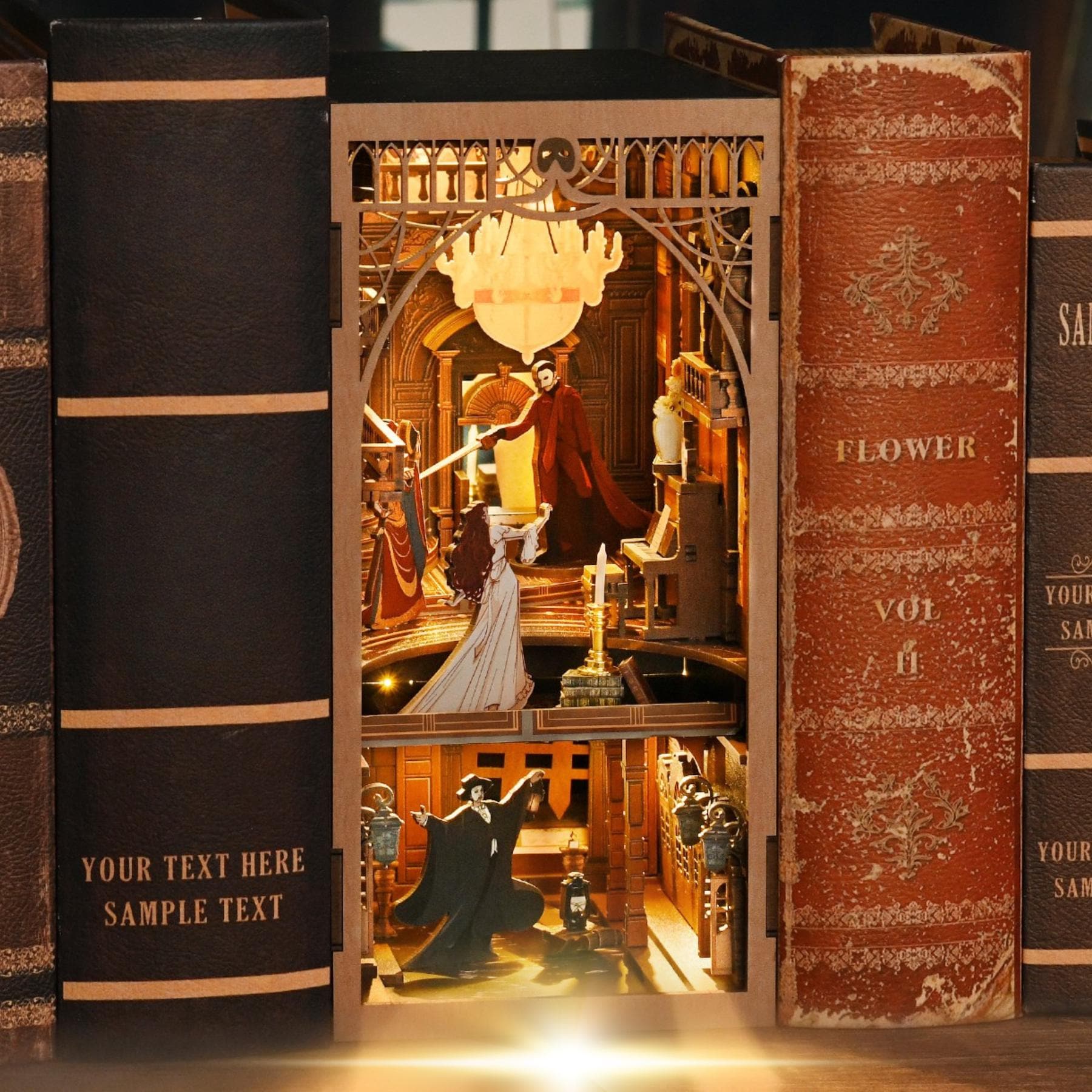 Mystery at the Grand Opera Book Nook |the Phantom of the Opera