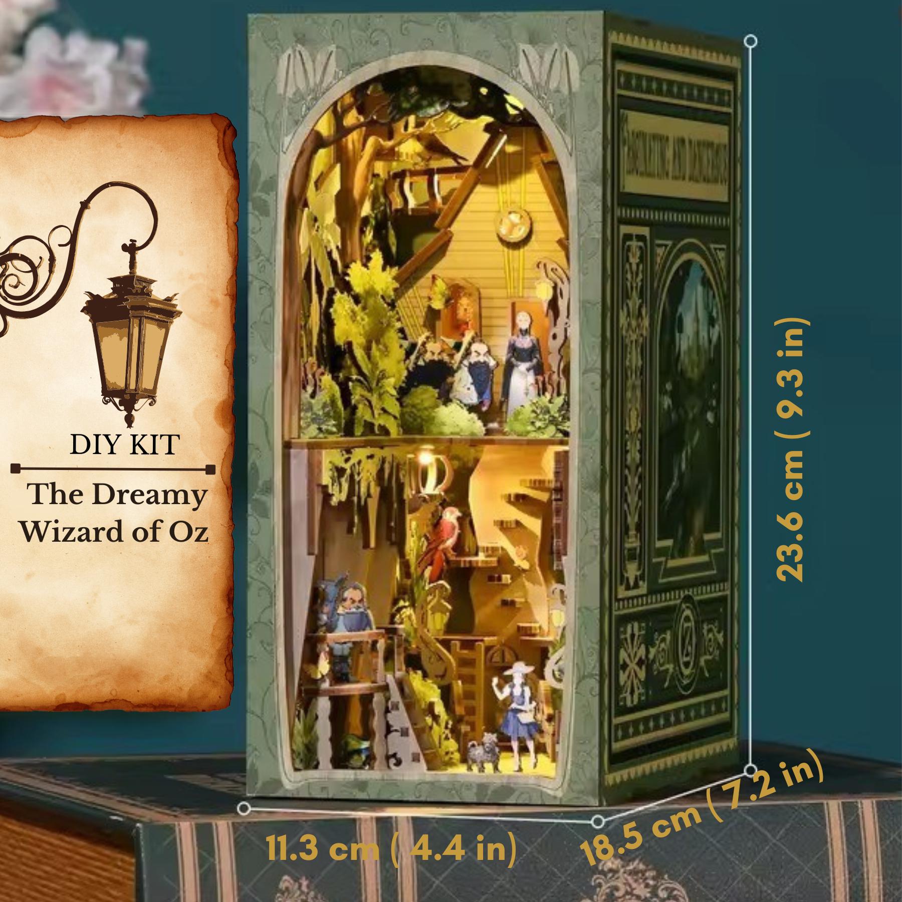 The Dreamy Wizard of Oz Book Nook | the Emerald Path 3D DIY Book