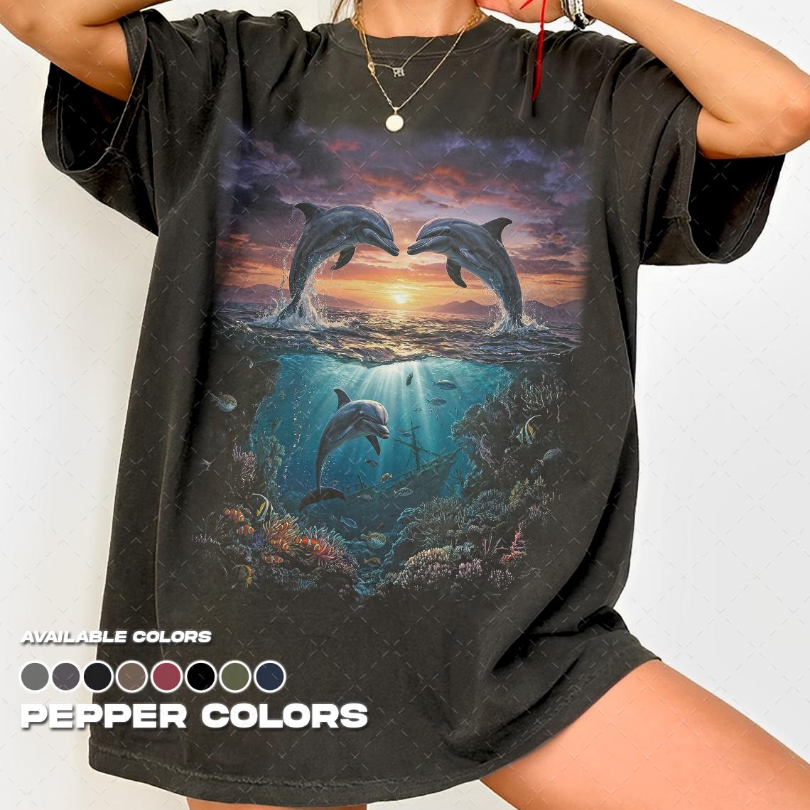 90s Dolphin Shirt - Etsy