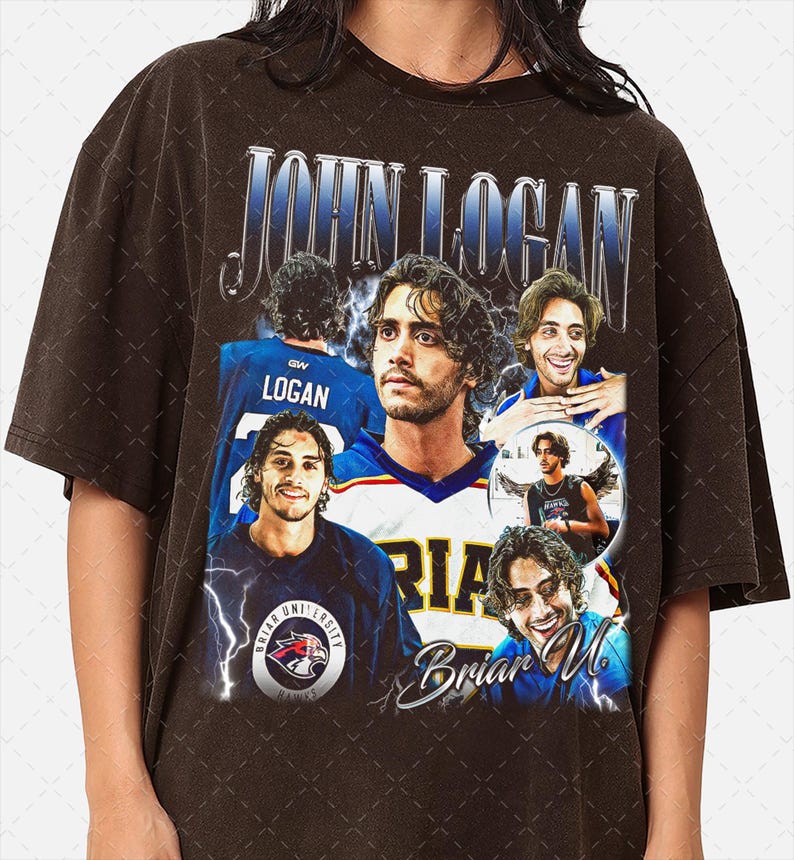 Limited John Logan Briar University, Vintage90s John Logan Shirt, Inspired Tee, Gift for Man and Woman image 3