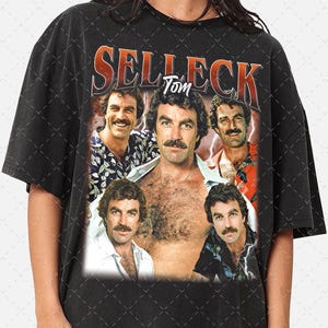 Limited Tom Selleck Vintage Shirt  Gift for Woman anda Man